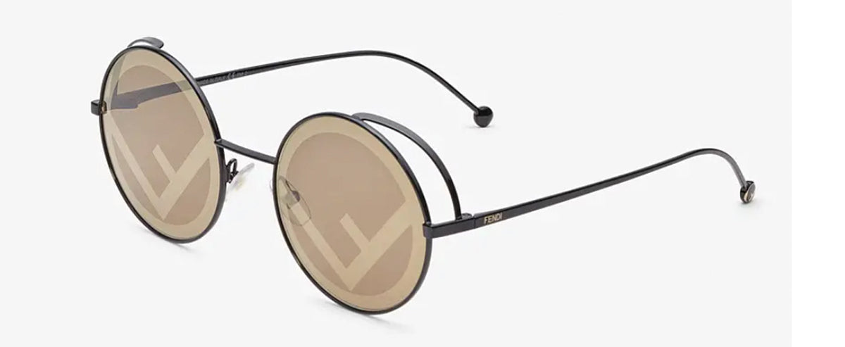 Buy Fendirama sunglasses With Gold Mirror Effect Online Optiqool