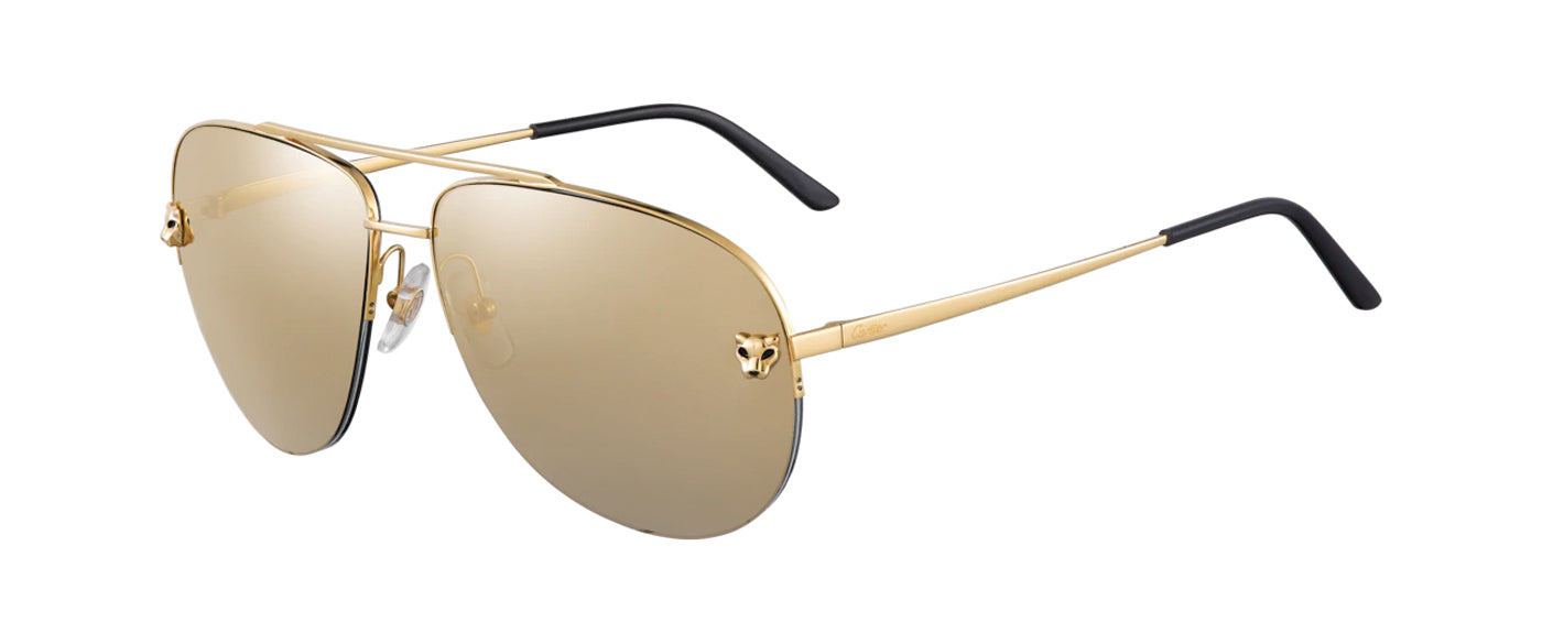 Buy Panthere De Cartier ESW00094 Aviator Sunglasses Online Optiqool